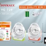 YG 729 JOYKALY Mini Rechargeable Cooling Fan